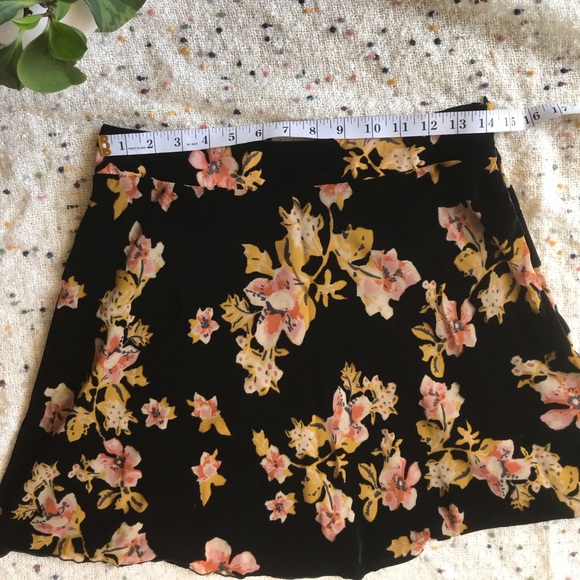 Free People Margaux Velvet Mini Skirt - Picture 8 of 14